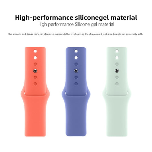 Liquid Silicone Sport Band for Apple Watch S10/S9/S8 – Soft, Durable, Official Style