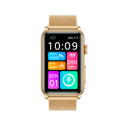 G50 Smartwatch – Non-Invasive Blood Glucose, Heart Rate & Blood Oxygen Health Monitor with Bluetooth Sports Functions