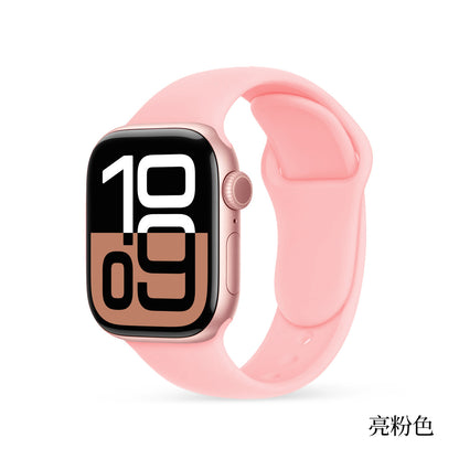 Liquid Silicone Sport Band for Apple Watch S10/S9/S8 – Soft, Durable, Official Style