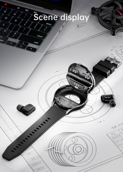 X10 Smartwatch with TWS Earbuds | 1.39" HD Screen, Waterproof, Bluetooth Call, Ultra-Thin Design