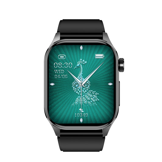 ET580 Smartwatch – Non-Invasive Blood Glucose, Body Temperature, Body Fat, Blood Pressure & Heart Rate Monitoring with Bluetooth Call