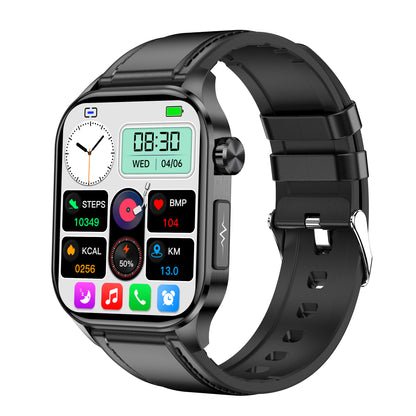 ET580 Smartwatch – Non-Invasive Blood Glucose, Body Temperature, Body Fat, Blood Pressure & Heart Rate Monitoring with Bluetooth Call