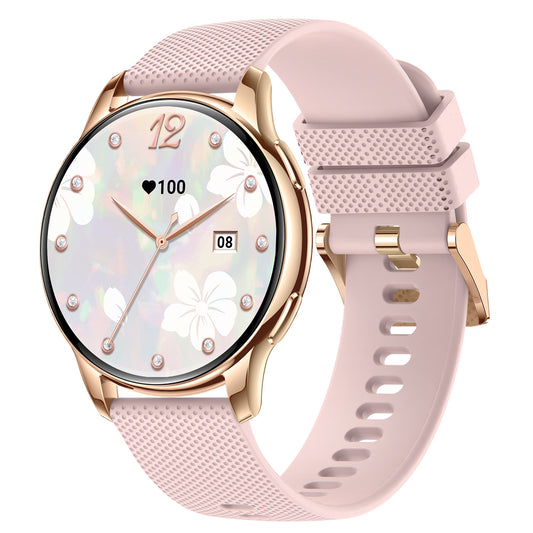 Y11 Elegant Smartwatch for Women | AMOLED Round Screen, Bluetooth Calling, Health & Fitness Monitor