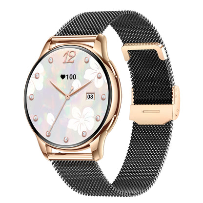 Y11 Elegant Smartwatch for Women | AMOLED Round Screen, Bluetooth Calling, Health & Fitness Monitor