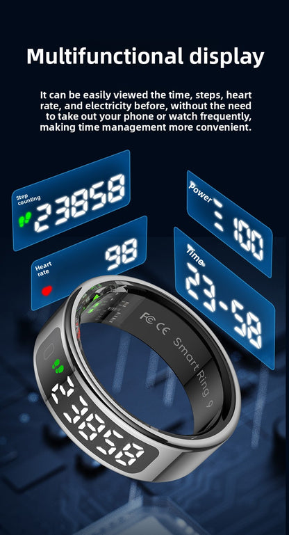 R11 Smart Ring – Gesture Control, Health Tracking & LED Display