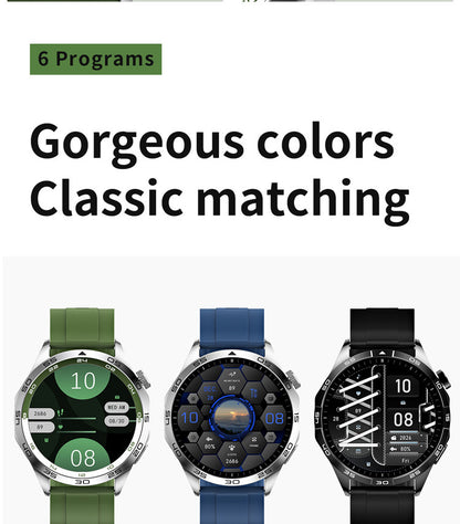 KM29 Smartwatch | 1.43" AMOLED Round Screen, Bluetooth Call, Waterproof, Health Tracking