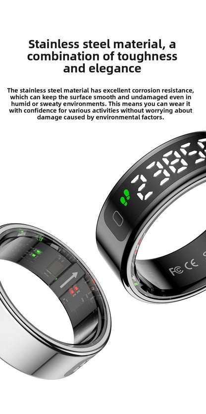 R11 Smart Ring – Gesture Control, Health Tracking & LED Display