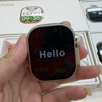 S9 Watch 9TX Max Smartwatch | NFC, Bluetooth Calling, Heart Rate & Blood Pressure Monitor