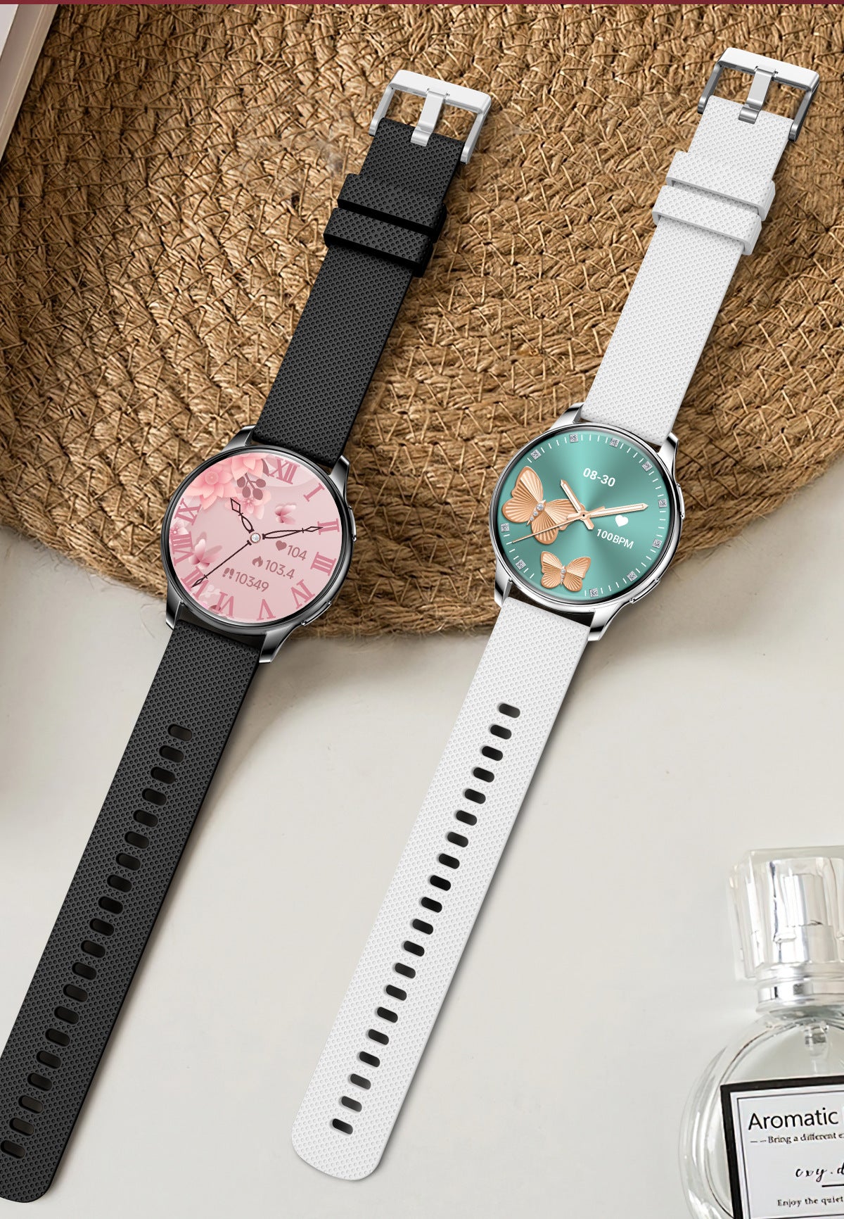 Y11 Elegant Smartwatch for Women | AMOLED Round Screen, Bluetooth Calling, Health & Fitness Monitor