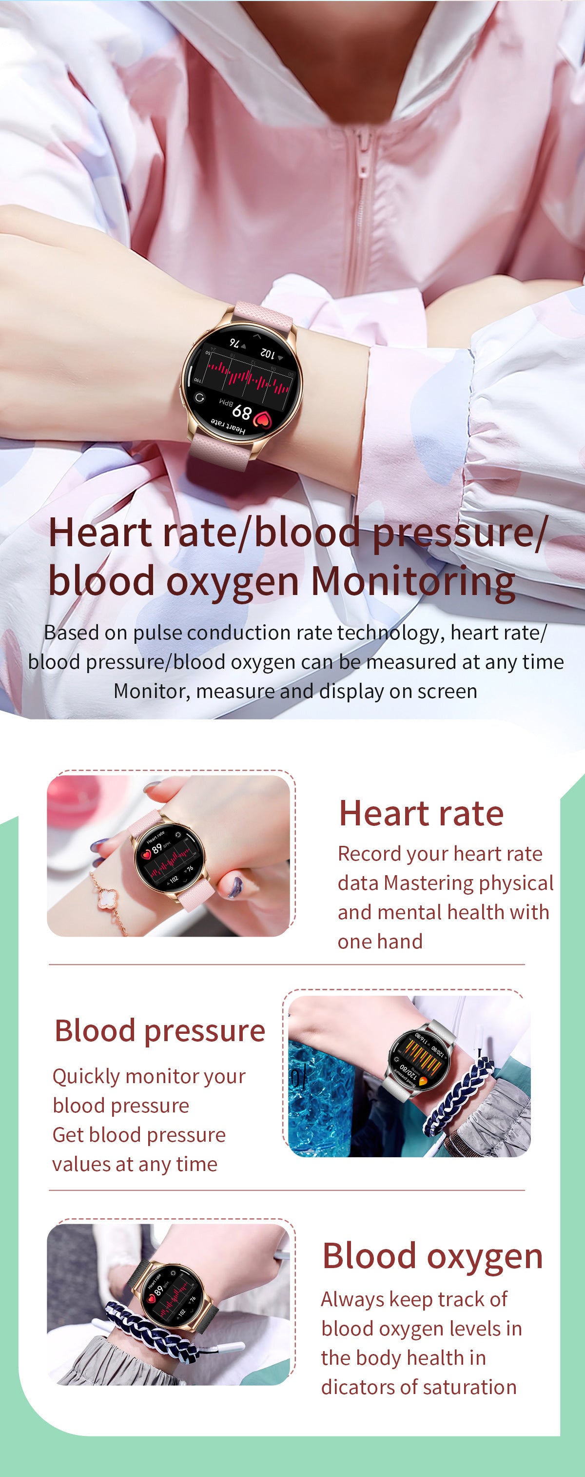 Y11 Elegant Smartwatch for Women | AMOLED Round Screen, Bluetooth Calling, Health & Fitness Monitor