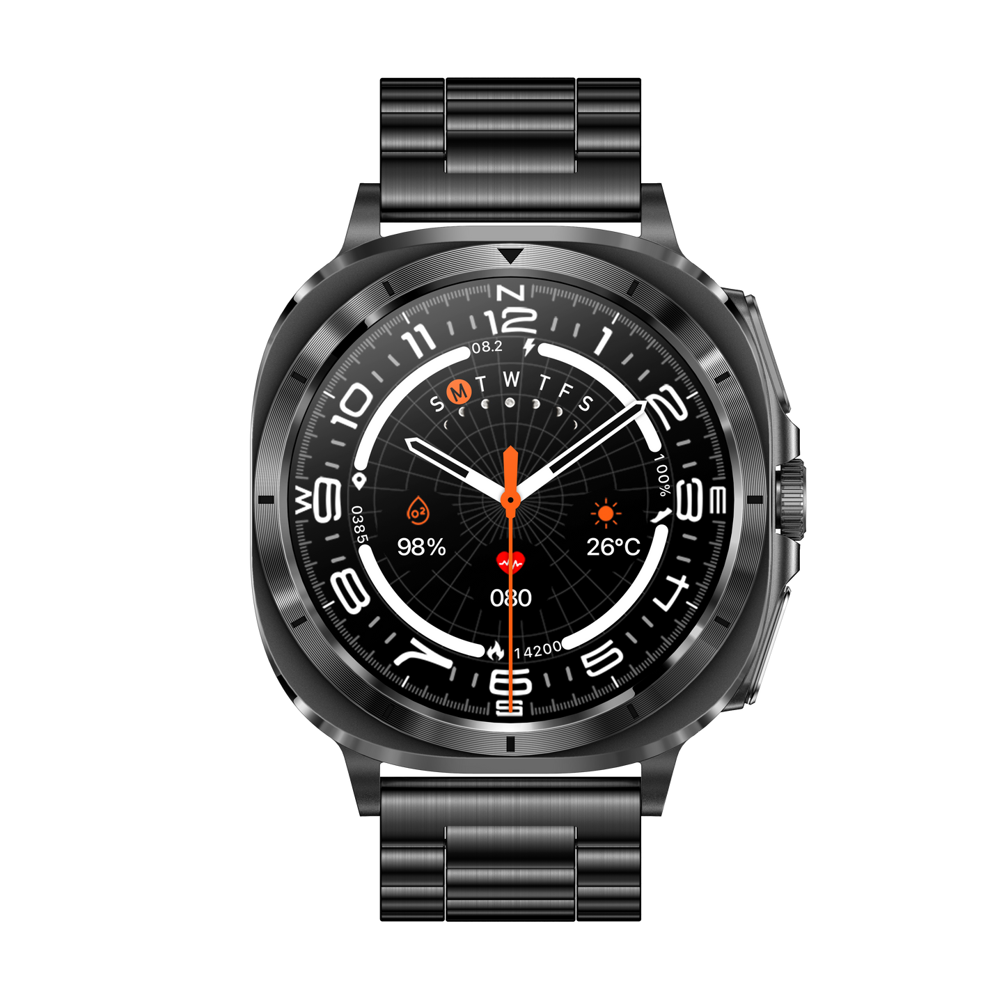 ET492 Smartwatch – Blood Glucose, Blood Oxygen & Health Monitoring with Bluetooth Call
