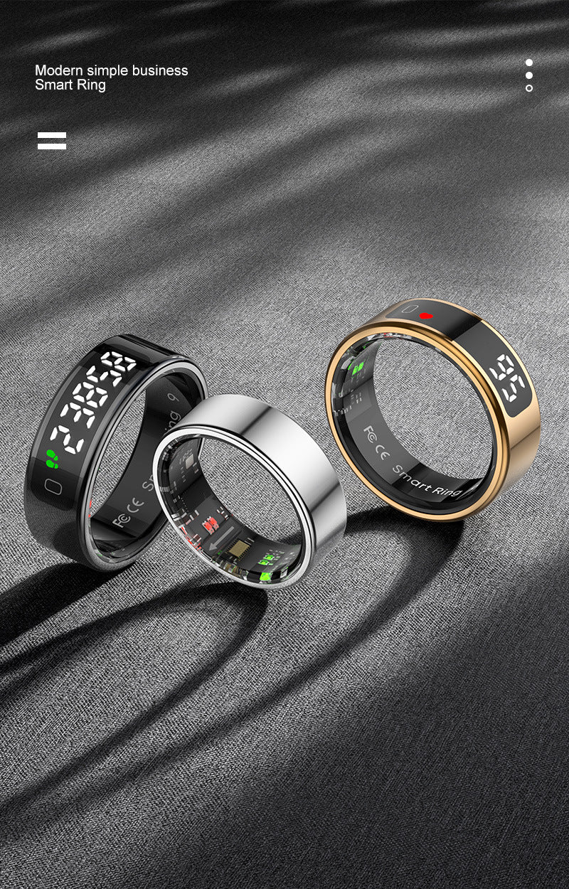 R11 Smart Ring – Gesture Control, Health Tracking & LED Display