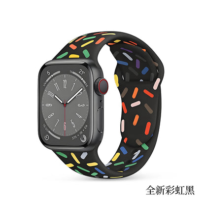 Liquid Silicone Sport Band for Apple Watch S10/S9/S8 – Soft, Durable, Official Style
