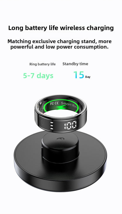 R11 Smart Ring – Gesture Control, Health Tracking & LED Display