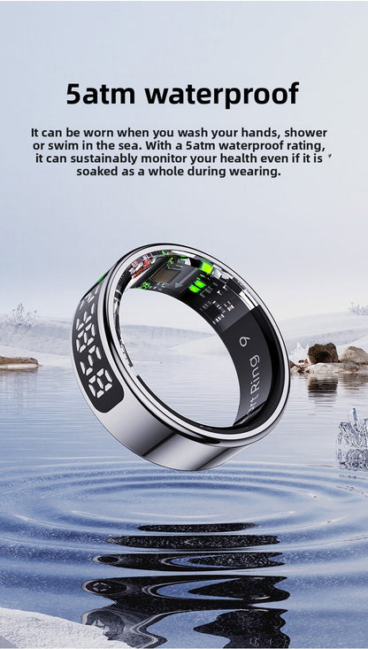 R11 Smart Ring – Gesture Control, Health Tracking & LED Display