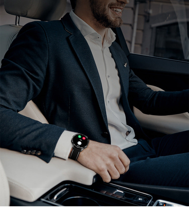 KM29 Smartwatch | 1.43" AMOLED Round Screen, Bluetooth Call, Waterproof, Health Tracking