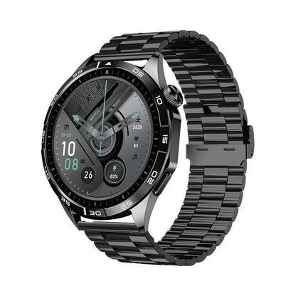 KM29 Smartwatch | 1.43" AMOLED Round Screen, Bluetooth Call, Waterproof, Health Tracking