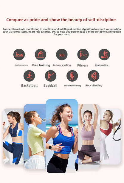 Y11 Elegant Smartwatch for Women | AMOLED Round Screen, Bluetooth Calling, Health & Fitness Monitor