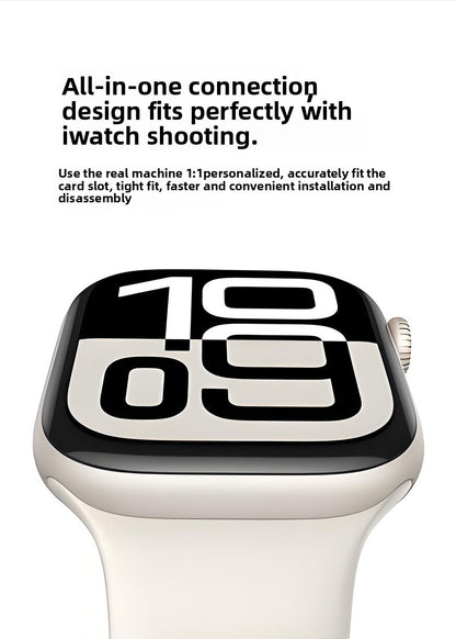 Liquid Silicone Sport Band for Apple Watch S10/S9/S8 – Soft, Durable, Official Style