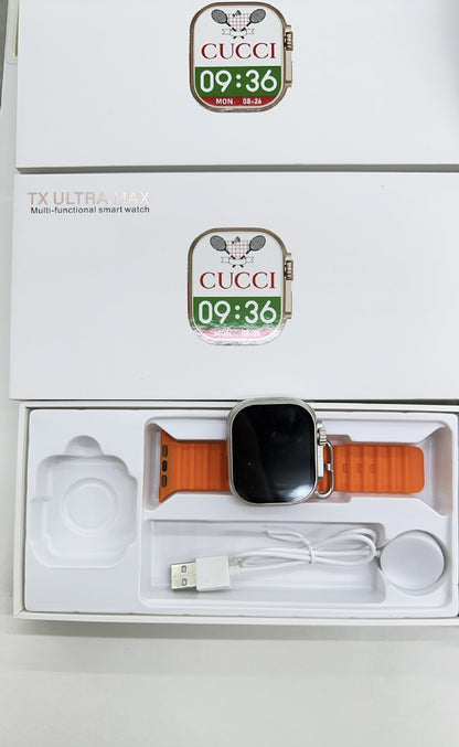 S9 Watch 9TX Max Smartwatch | NFC, Bluetooth Calling, Heart Rate & Blood Pressure Monitor