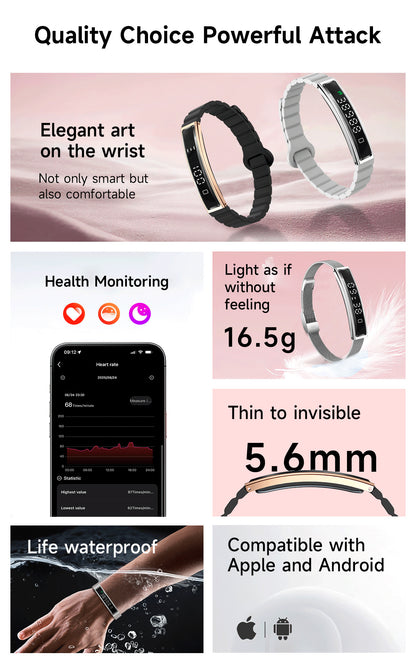 B3 Smart Bracelet – Heart Rate, Sleep & Blood Oxygen Tracking