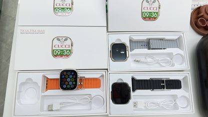 S9 Watch 9TX Max Smartwatch | NFC, Bluetooth Calling, Heart Rate & Blood Pressure Monitor